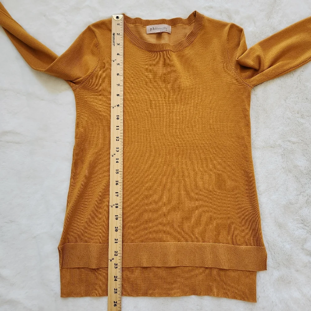 Philosophy Crew Neck Sweater W/rivet Button - Picture 9 of 13